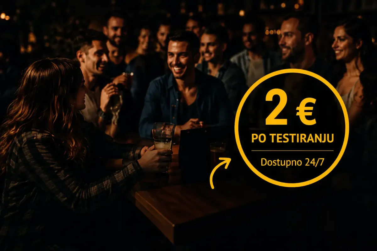 Quantify alkotest aparat u ugostiteljskom objektu
